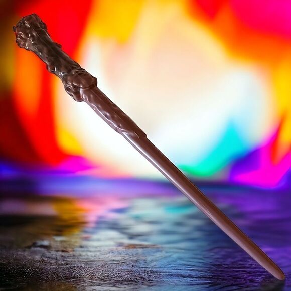 Harry Potter Ron Weasley Wand Magic Magical Brown Plastic Cosplay Halloween - Picture 10 of 13